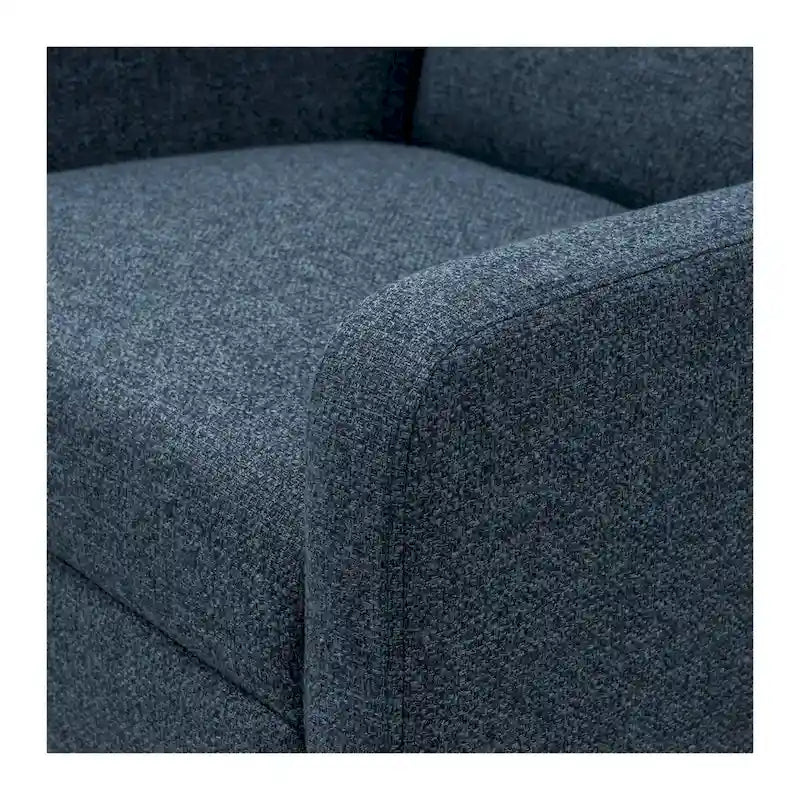 Modern Minimalist Upholstered Accent Armchair Solid Wood Legs Multi-Color