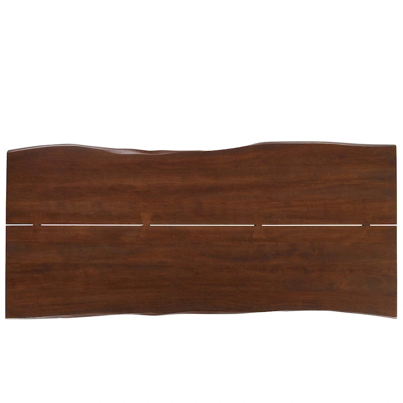 Live Edge Acacia Wood Dining Table Butterfly Joint Hairpin Legs